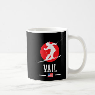 Caneca De Café Vail Usa Ski Resort Rocky Mountain American Skitin