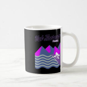 Caneca De Café Val Thorens Alpes Franceses França Ski Resort Snow