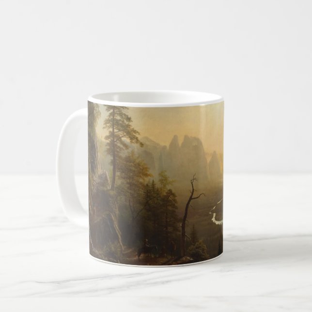 Caneca De Café Vale de Yosemite, fuga do ponto da geleira (Frente Esquerda)