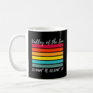 Caneca De Café Vale Phoenix do Sun Souvenir Latitude Longit