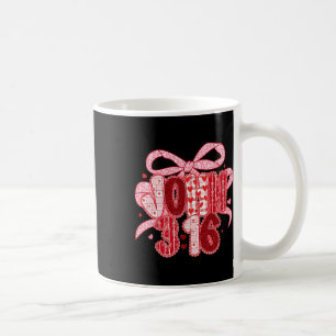 Caneca De Café Valentine Coquete Laço de Renda Amado João 3 16 Ro