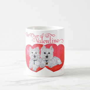 Caneca De Café Valentine dos West Highland White Terriers