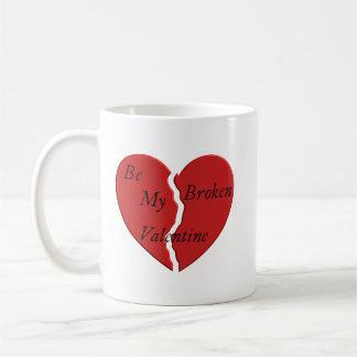 Caneca De Café Valentine Quebrado