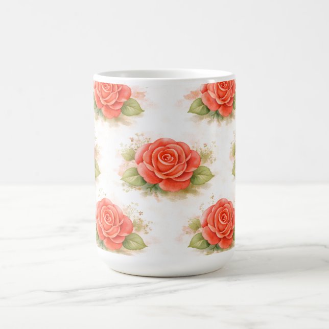 Caneca De Café Valentine rose (Centro)