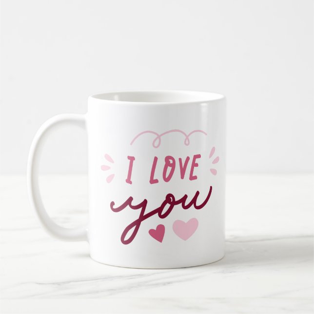 Caneca De Café Valentine’s Day Love Mug (Esquerda)