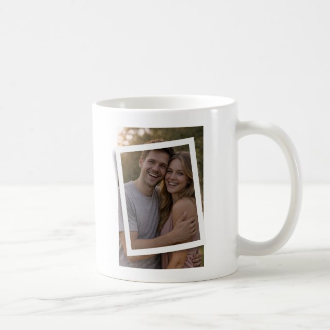 Caneca De Café Valentine’s Day Photo Mug | Personalized Love Mug (Direita)