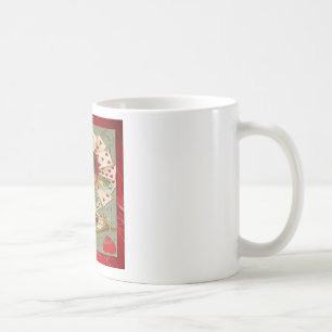Caneca De Café Valentine Vitoriano A Rainha De Copas