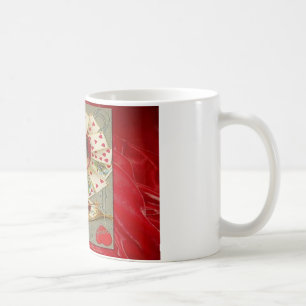 Caneca De Café Valentine Vitoriano A Rainha De Copas
