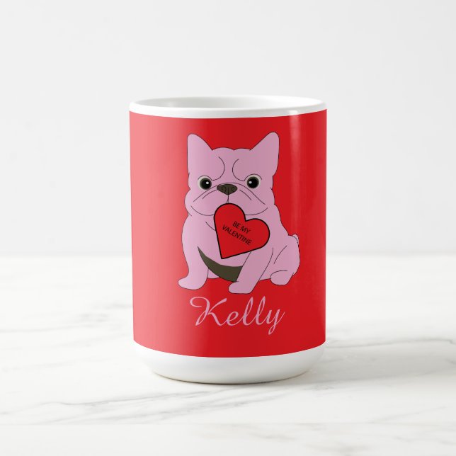 Caneca De Café Valentines Card, Dog (Centro)