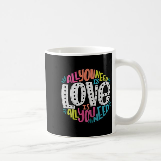 Caneca De Café Valentine's Day Product - All You Need Is Love  (Direita)