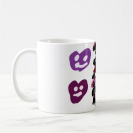 Caneca De Café valentine's day purple love 