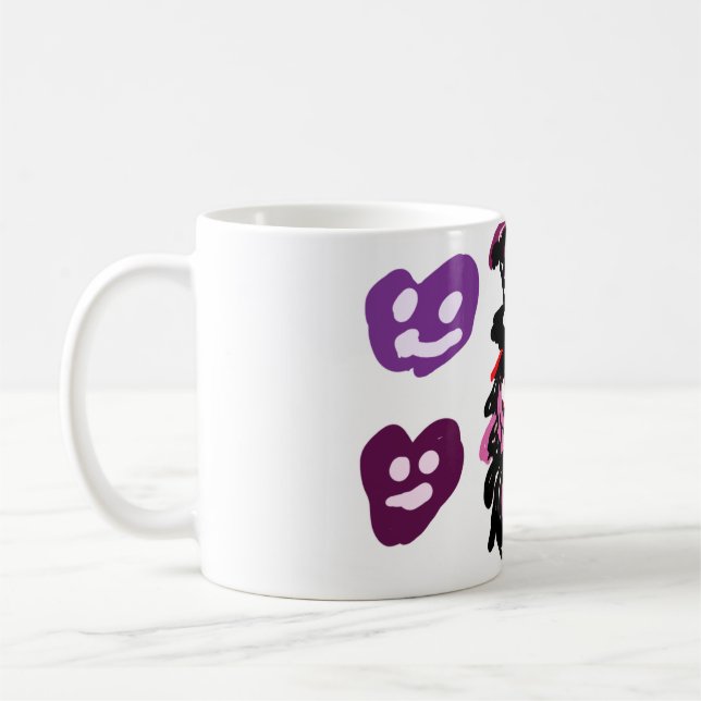 Caneca De Café valentine's day purple love  (Esquerda)