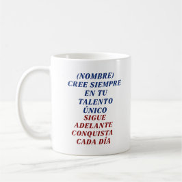 CANECA DE CAFÉ VALORATE CADA DIA REGALO PERSONALIZADO (NOMBRE)