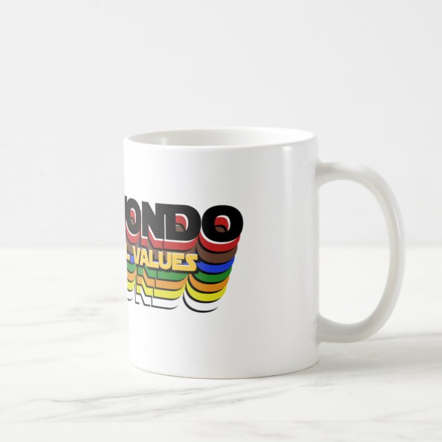 Caneca De Café Valores Tradicionais do TaeKwonDo (Direita)