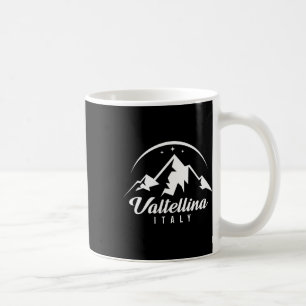 Caneca De Café Valtellina Itália Ski Resort Ski Snowboard So