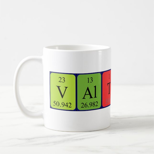 Caneca De Café Valtteri - mesa periódica (Esquerda)