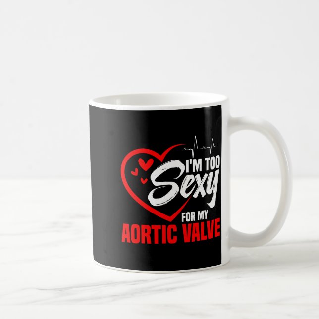 Caneca De Café Valve Replacement Heart Surgery Aortic Valve Repai (Direita)