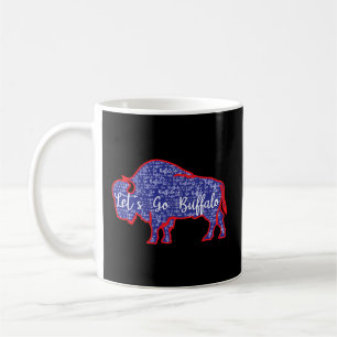 Caneca De Café Vamos Buffalo New York Buffalo Esportes Fan Buffal