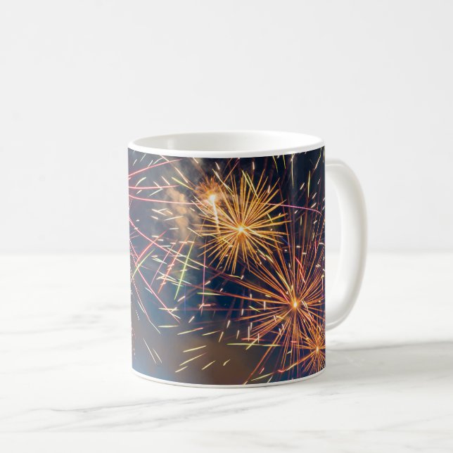 Caneca De Café Vamos Celebra Mug de Café (Frente Esquerda)