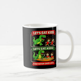 Caneca De Café Vamos Comer Crianças Pontuação Salva Vidas Engraça