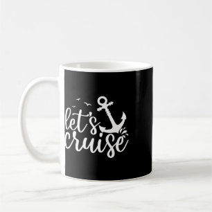 Caneca De Café Vamos Cruzeiros Homens Mulheres Crianças Férias Ve