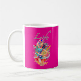 Caneca De Café Vamos Divertir-nos, A Vida é uma Montanha-Russa