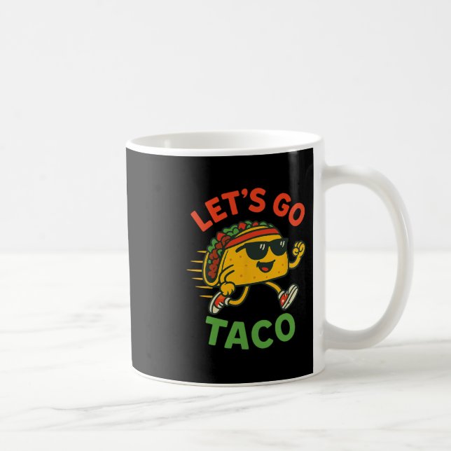Caneca De Café Vamos Engraçado Vai Taco 13 (Direita)