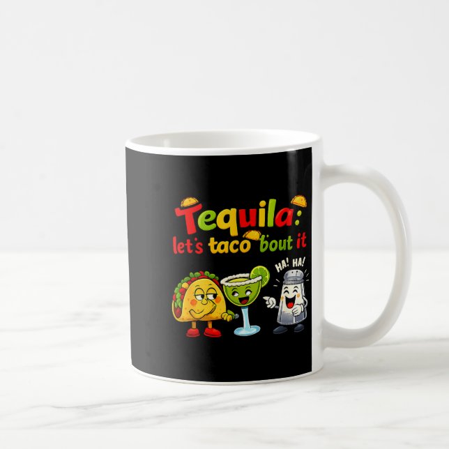 Caneca De Café Vamos falar sobre isso equipe da festa piada de ta (Direita)