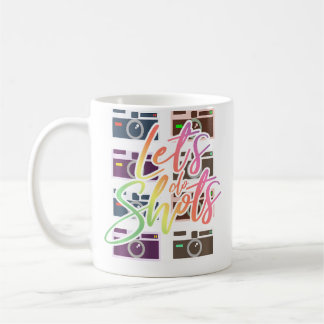 Caneca De Café Vamos Fazer Fotos - Câmera Fotográfica