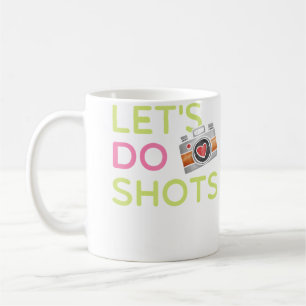 Caneca De Café Vamos Fazer Fotos Camiseta Engraçada De Fotografia