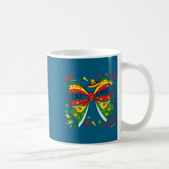 Caneca De Café Vamos festejar cinco de maio mexicano arco chapéu  (Direita)