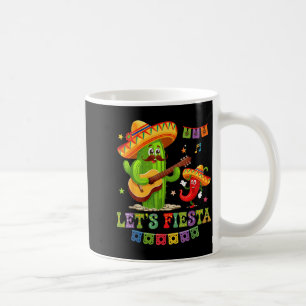 Caneca De Café Vamos festejar méxico festa taco violão cacto cinc