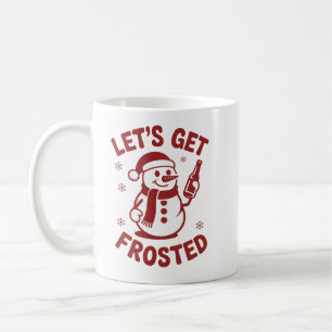Caneca De Café Vamos Ficar Gelados Homem de Neve Cerveja Natal Sn