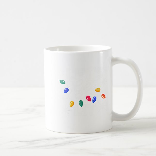 Caneca De Café Vamos Ficar Iluminados Luzes de Natal  (Direita)
