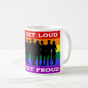 Caneca De Café Vamos ficar loucos, vamos ter orgulho LGBTQ