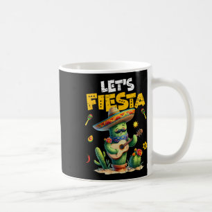 Caneca De Café Vamos Fiesta México Fiesta Taco Guitar Cacto Cinc