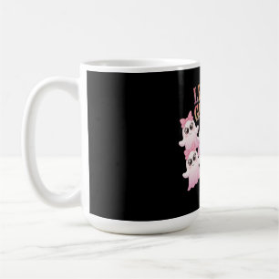 Caneca De Café Vamos Ghouls - Design bonito e Dia de as Bruxas en