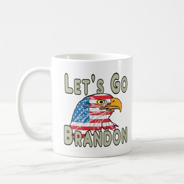 Caneca De Café Vamos Go Brandon (Esquerda)