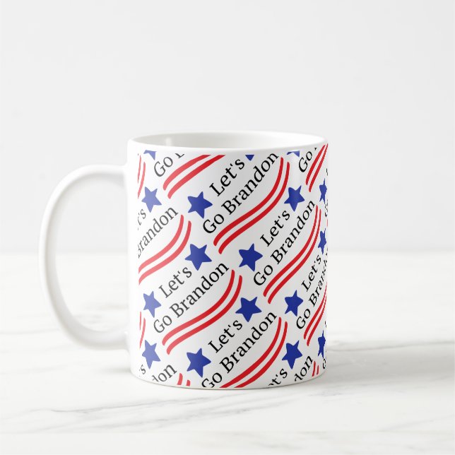 Caneca De Café Vamos Go Brandon (Esquerda)