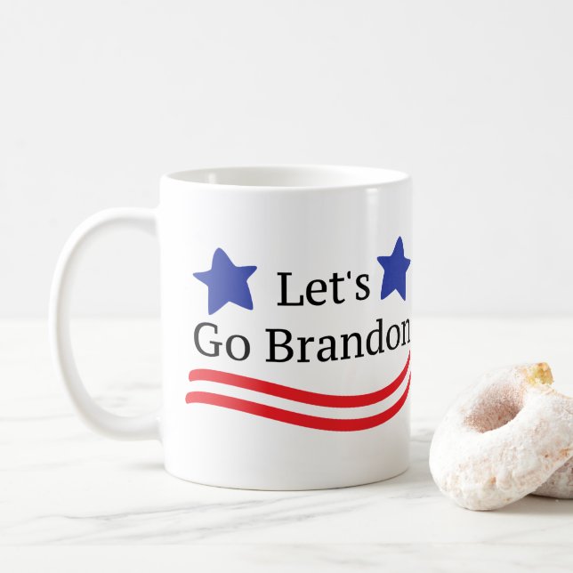 Caneca De Café Vamos Go Brandon Coffee Mug (Com Donut)