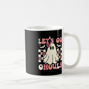 Caneca De Café Vamos Ir Ghouls Halloween Ghost Costume Retro Groo