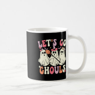 Caneca De Café Vamos Ir Ghouls Halloween Ghost Costume Retro Groo