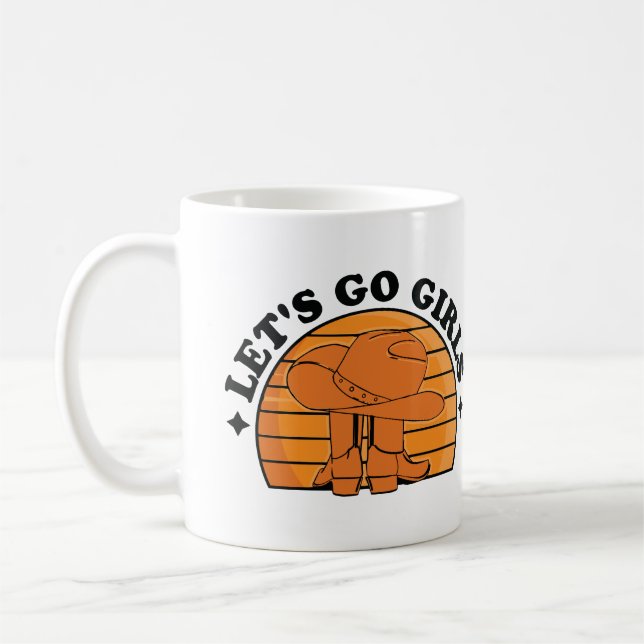 Caneca De Café Vamos Ir Meninas, Meninas Noite Fora (Esquerda)