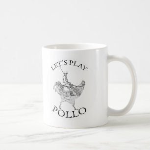 Caneca De Café Vamos Jogar Pollo!
