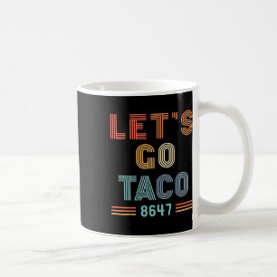 Caneca De Café Vamos Lá Taco 8647 Bandeira dos EUA 86 47 Homens M