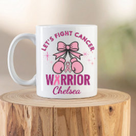 Caneca De Café Vamos lutar contra o câncer, conscientização sobre