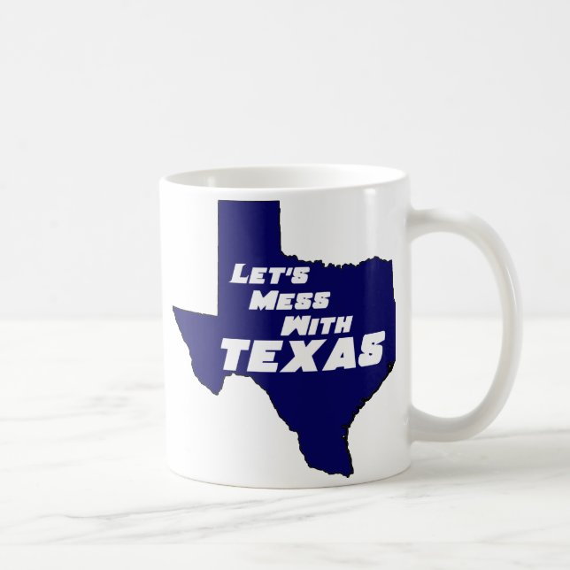 Caneca De Café Vamos Mess com Texas Blue (Direita)