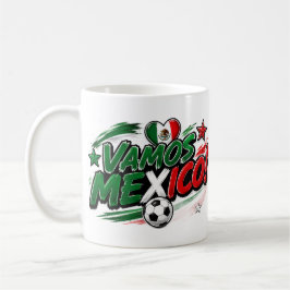 Caneca De Café VAMOS MÉXICO! Fã| Orgulho Mexicano Futebol