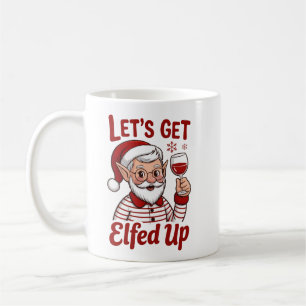 Caneca De Café Vamos nos Enlouquecer de Elfos Sarcasmo Natal Vinh