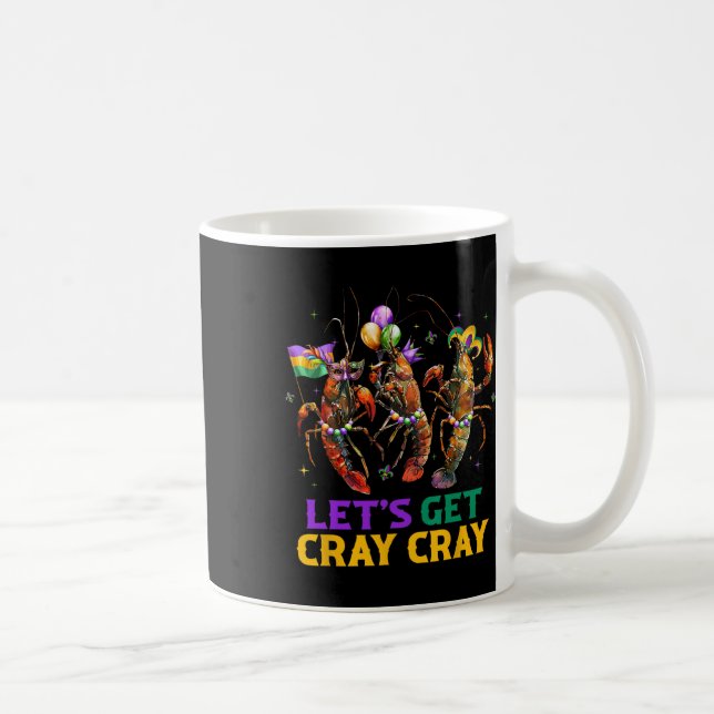 Caneca De Café Vamos Obter Cray Cray Crawfish Costume Boys Men Ma (Direita)